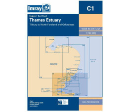 Imray C 1 - Thames Estuary - Tilbury to North Foreland & Orfordness